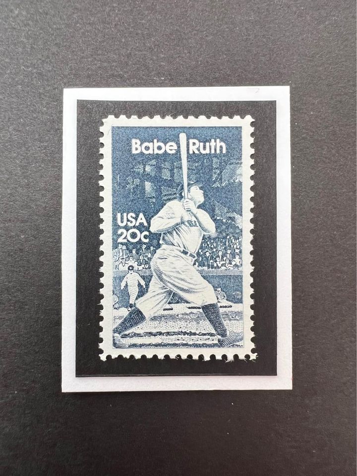 Usa Babe Ruth Postage Stamp Stock Photo - Download Image Now