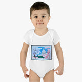 Cherry Blossoms Baby Onesie