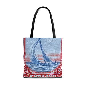 Sail Boat Tote Bag