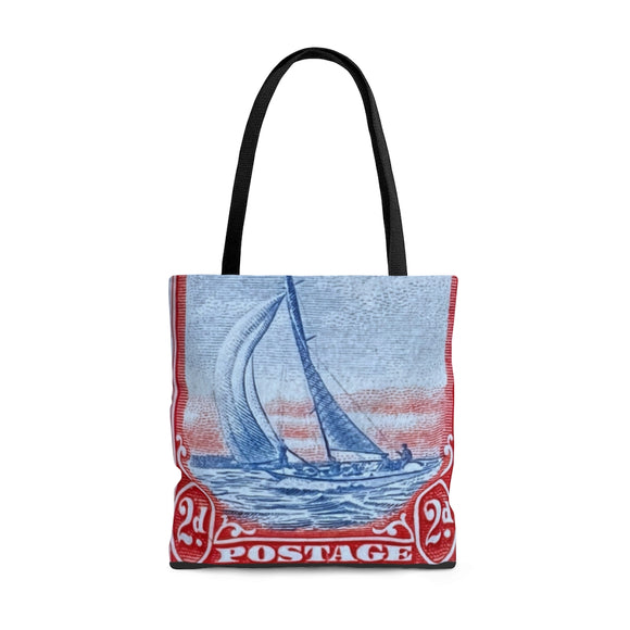 Sail Boat Tote Bag