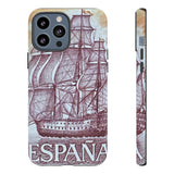 Spain Ship Tough Phone Case