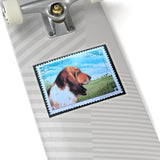 Basset Hound Dog Stamp Sticker