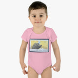 Bald Eagle Stamp Baby Onesie