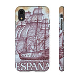 Spain Ship Tough Phone Case