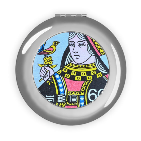 Queen of Hearts Travel Mirror