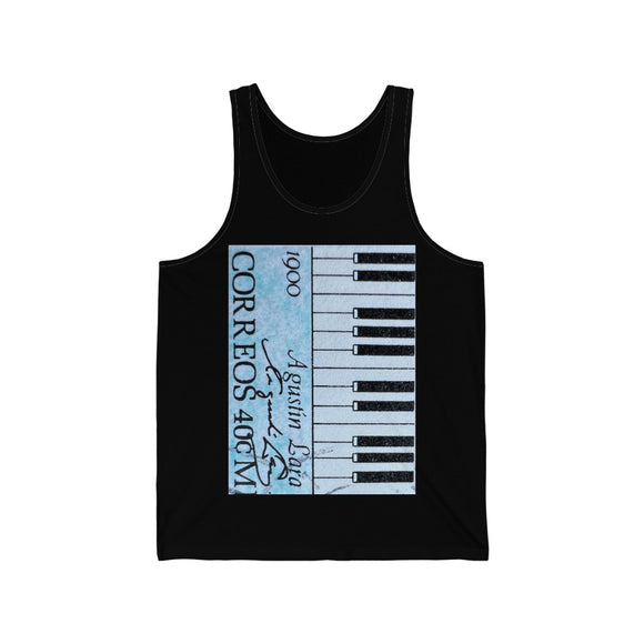 Piano Keys Stamp Tank Top