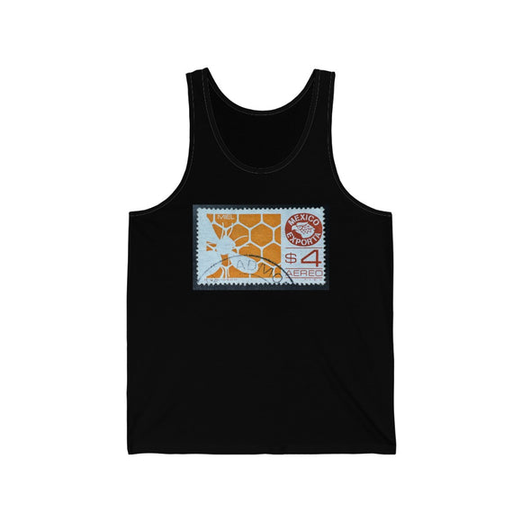 Honey Comb Bee Stamp Tank Top