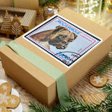 Boxer Dog Stamp Sticker