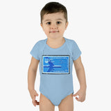 Air Force Stamp Baby Onesie