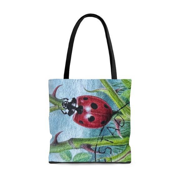 Lady Bug Tote Bag