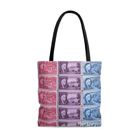 Roosevelt 1945 Stamp Tote Bag