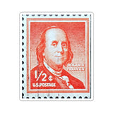 Ben Franklin Stamp Sticker