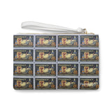 Pharmacy Medicine Stamp Clutch Bag