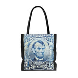 Lincoln Blue Tote Bag