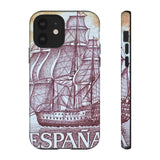 Spain Ship Tough Phone Case