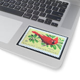 Cardinal Stamp Sticker