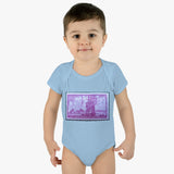 New York City Stamp Baby Onesie