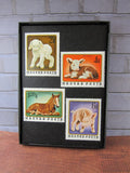 Baby Farm Animal Framed