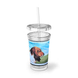 Basset Hound Dog Acrylic Cup