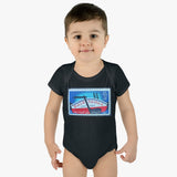 Erie Canal Stamp Baby Onesie