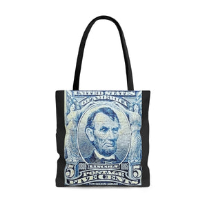 Lincoln Blue Tote Bag