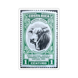 Cow Costa Rica Stamp Sticker