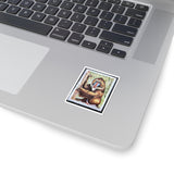 Baboon Africa Stamp Sticker