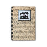 Panda Bear Stamp Spiral Notebook