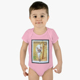 Siamese Cat Stamp Baby Onesie