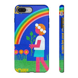 Rainbow Flower Tough Phone Case