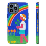 Rainbow Flower Tough Phone Case