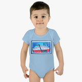 Erie Canal Stamp Baby Onesie