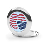 U.S. Flag Compact Travel Mirror