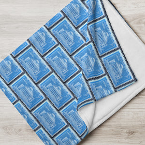 Columbia University Stamp Blanket